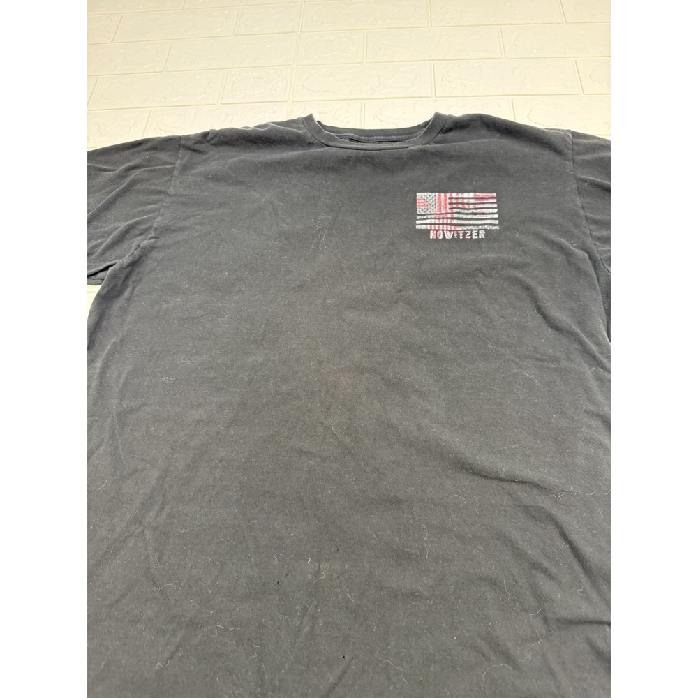 Howitzer Mens Blue Collar Patriot Tools Of The Trade Graphic T Shirt Black XL